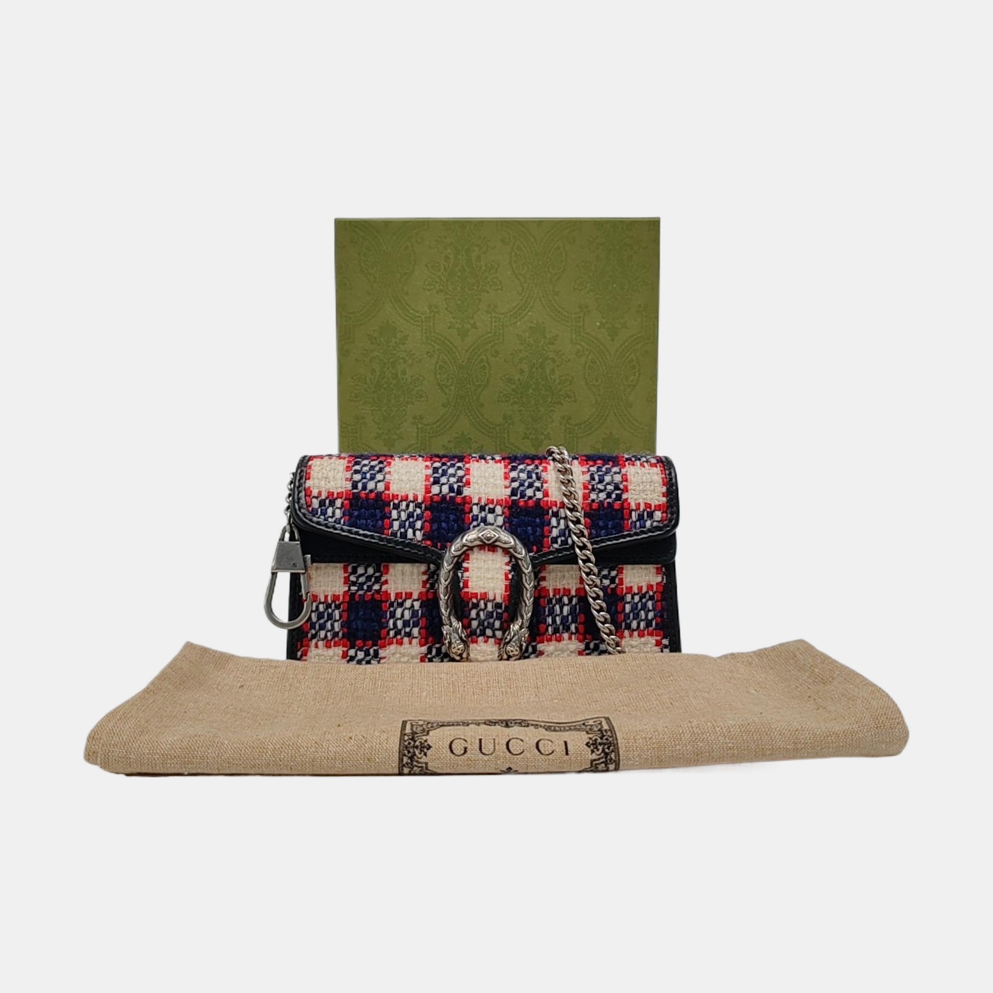 Authenticated pre-owned  Dionysus Super Mini Wool Multicolor - Shoulder Bag at Looply