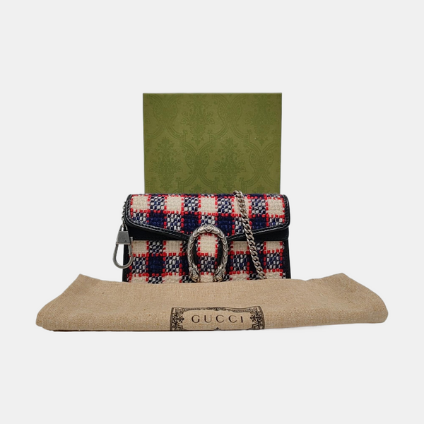 Authenticated pre-owned  Dionysus Super Mini Wool Multicolor - Shoulder Bag at Looply