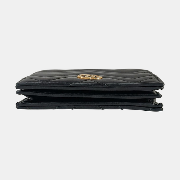 Authenticated pre-owned  GG Marmont Calfskin Black Wallet - Wallet at Looply
