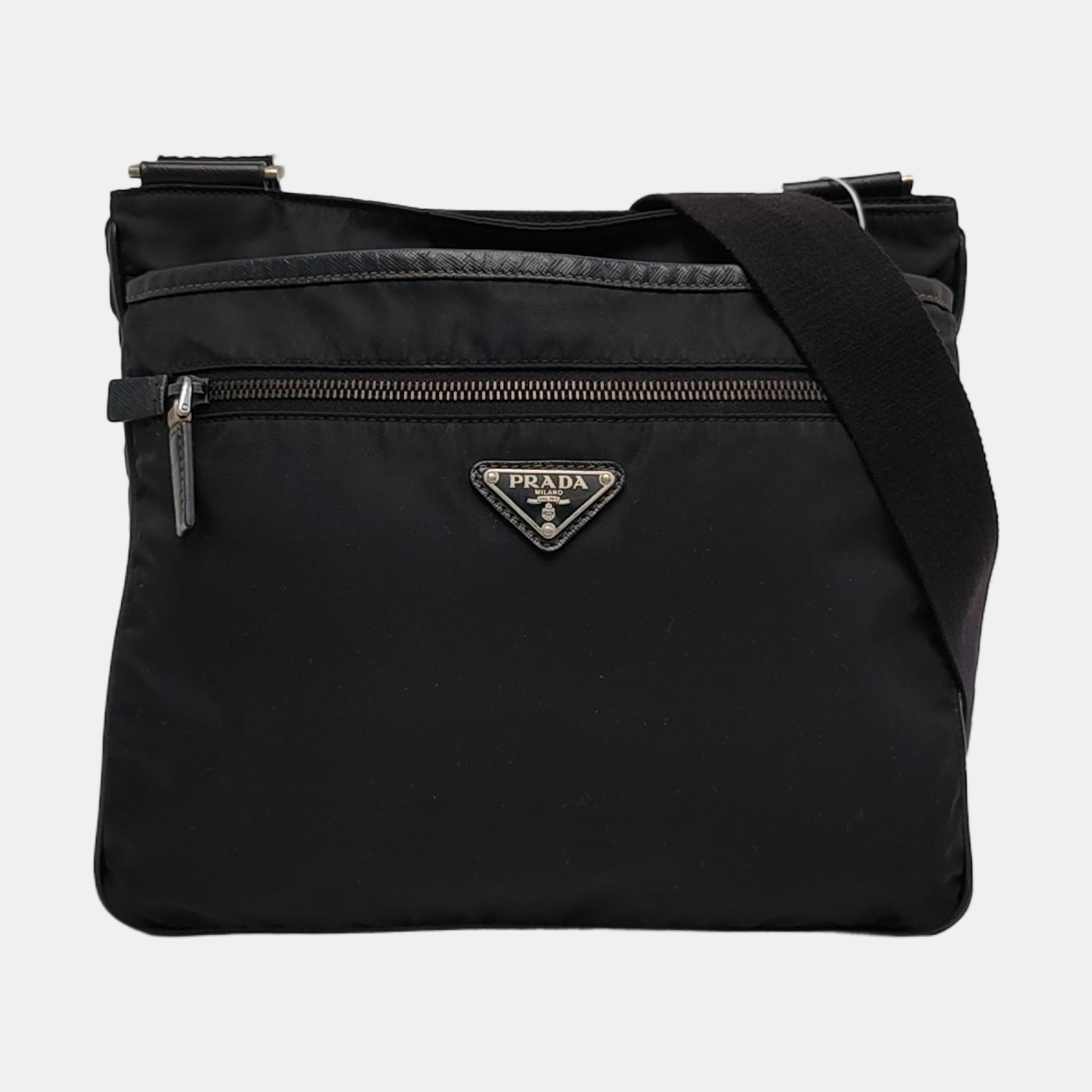 Authenticated pre-owned  Nylon Crossbody Bag Nylon Black - Crossbody Bag at Looply