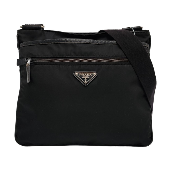 Authenticated pre-owned  Nylon Crossbody Bag Nylon Black - Crossbody Bag at Looply
