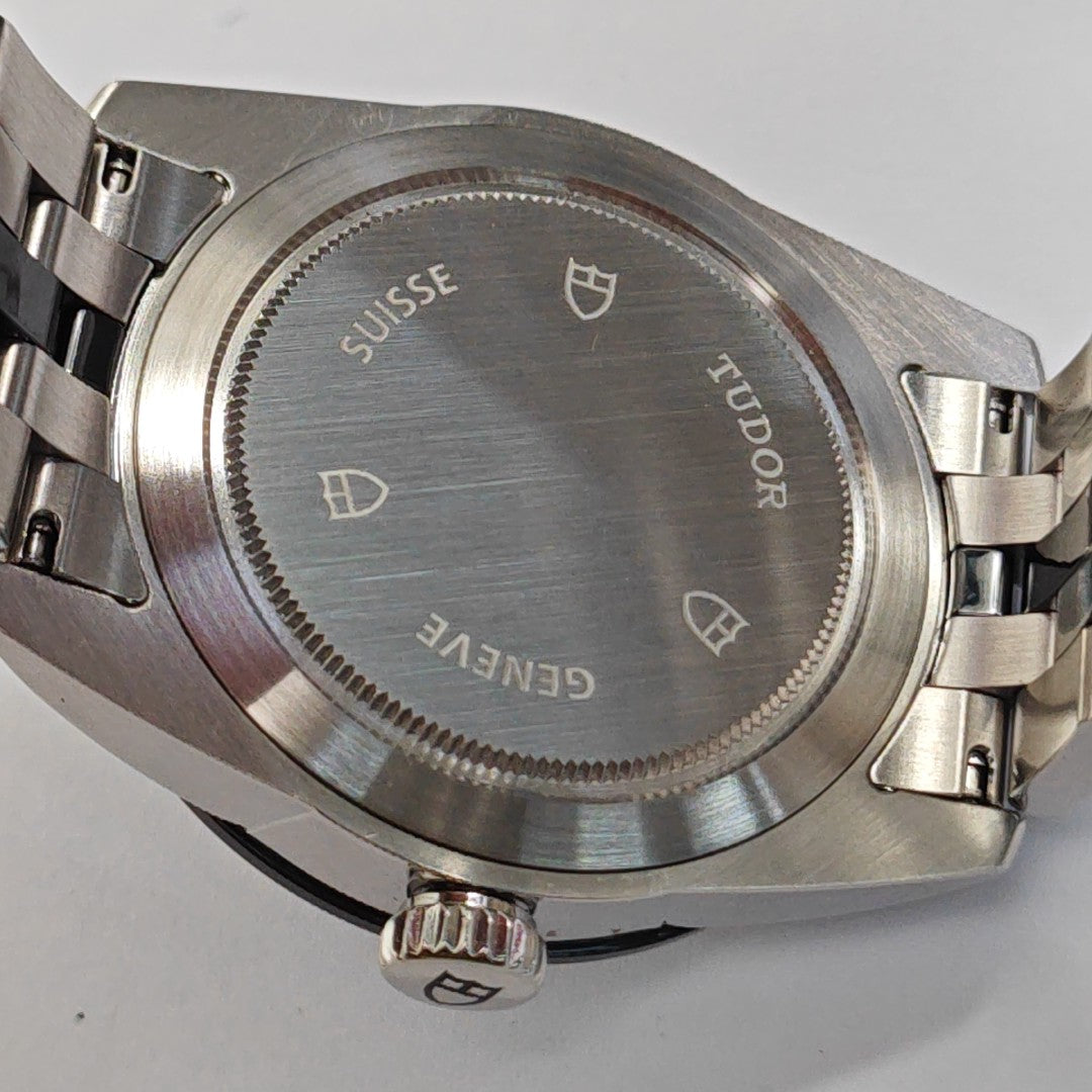Glamour Date 39mm Black Automatic Watch