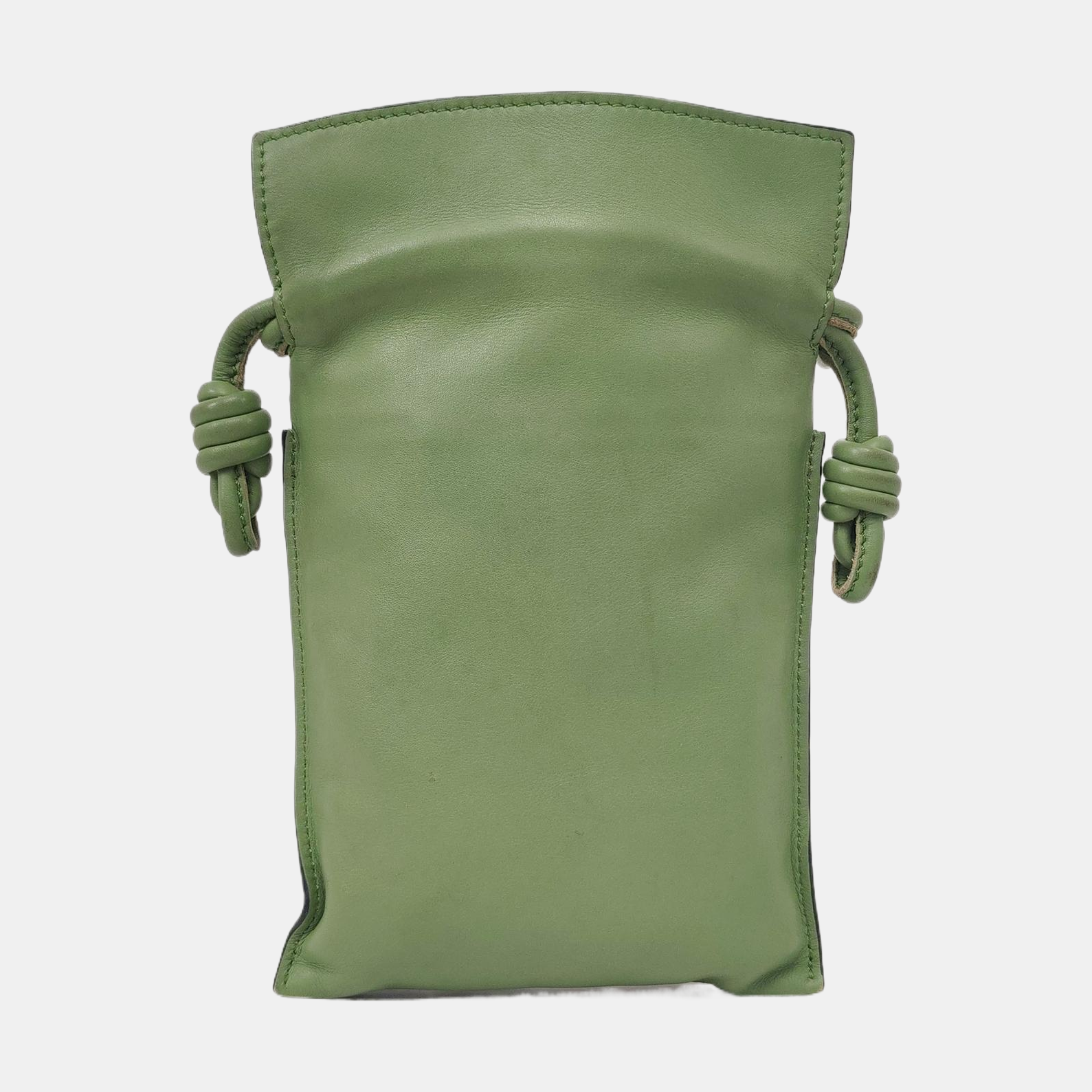 Authenticated pre-owned  Flamenco Calfskin Green - Crossbody Bag at Looply