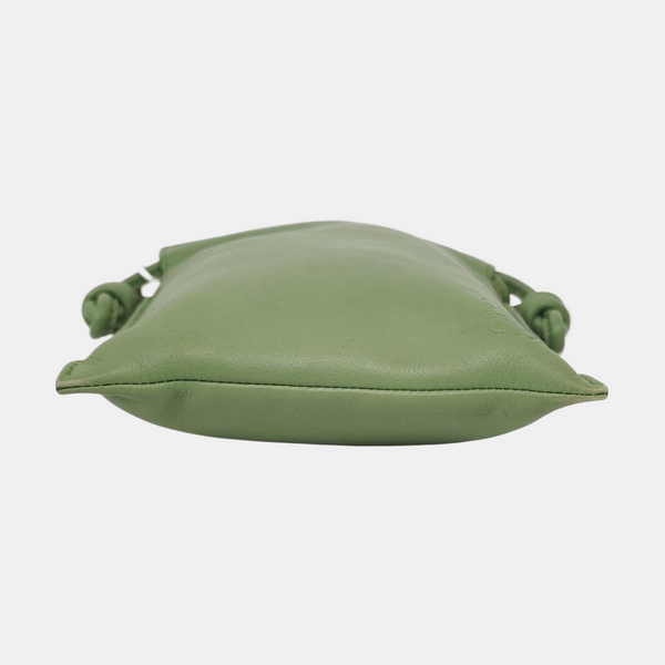 Authenticated pre-owned  Flamenco Calfskin Green - Crossbody Bag at Looply