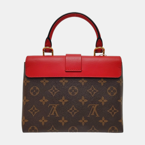 Authenticated pre-owned  Locky BB Monogram Coated Canvas Red - Shoulder Bag at Looply