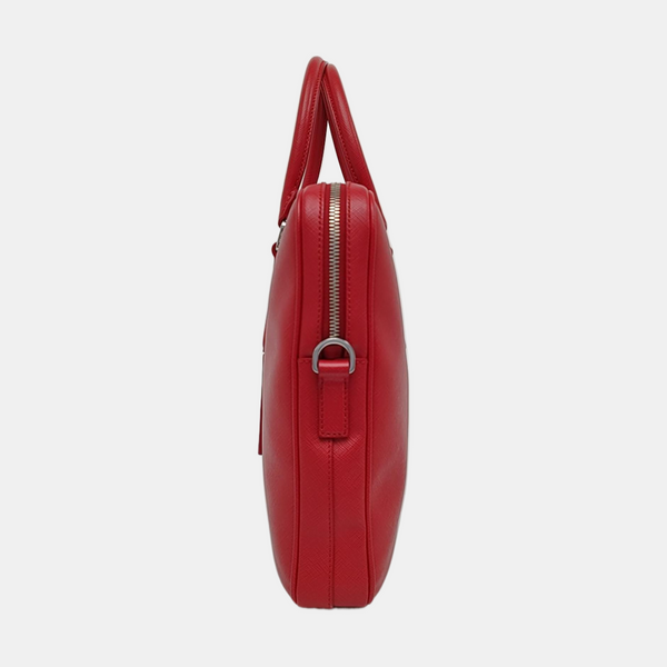 Authenticated pre-owned  Saffiano Calfskin Red - Shoulder Bag at Looply