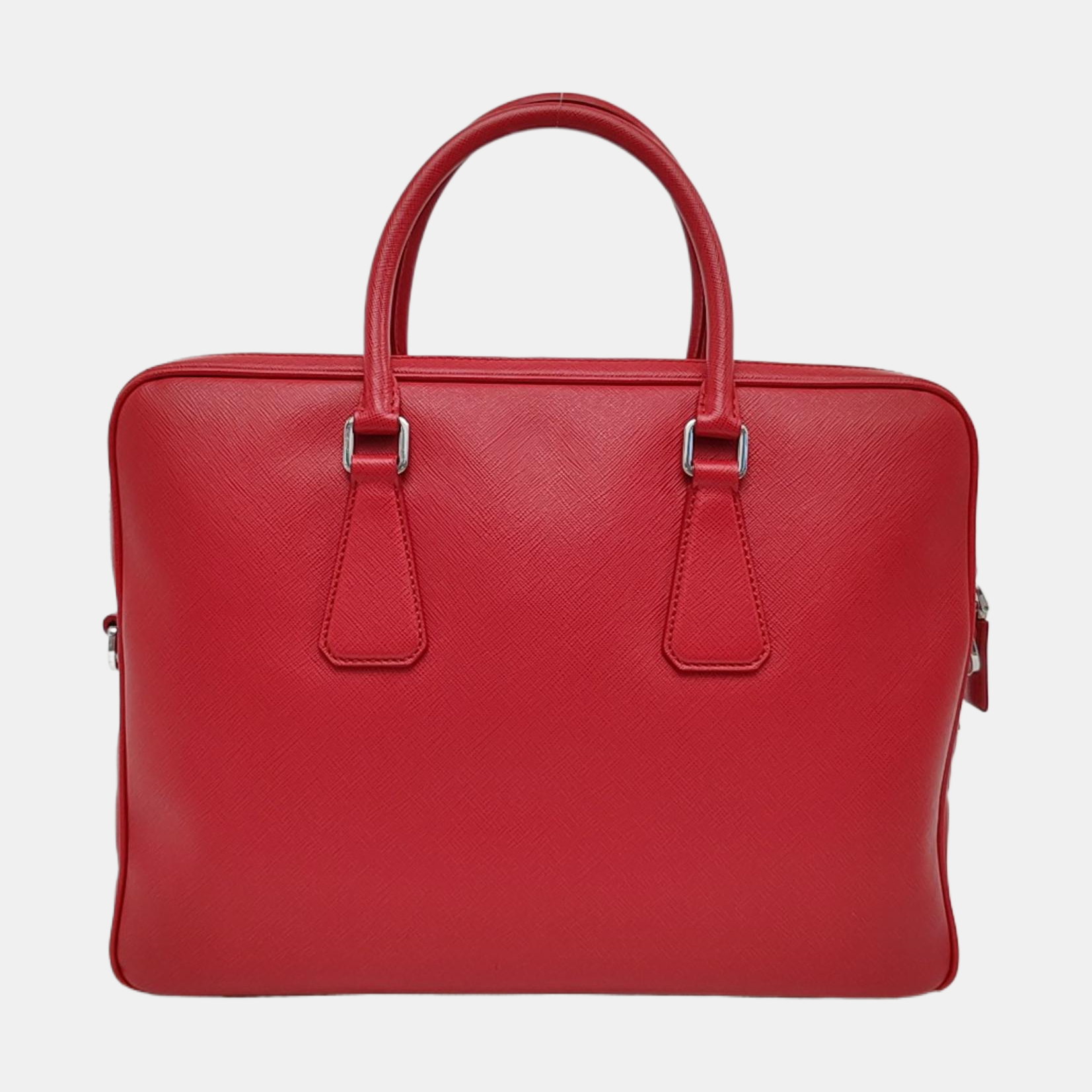 Authenticated pre-owned  Saffiano Calfskin Red - Shoulder Bag at Looply
