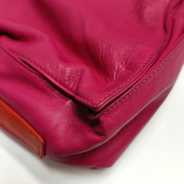 Authenticated pre-owned  Flamenco Lambskin Pink - Shoulder Bag at Looply