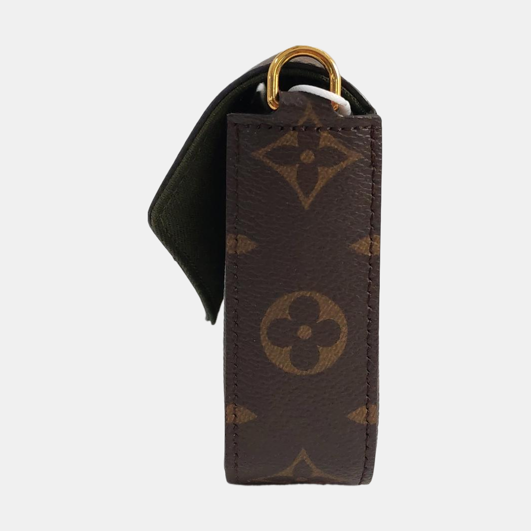 Authenticated pre-owned  Félicie Monogram Coated Canvas Brown - Crossbody Bag at Looply