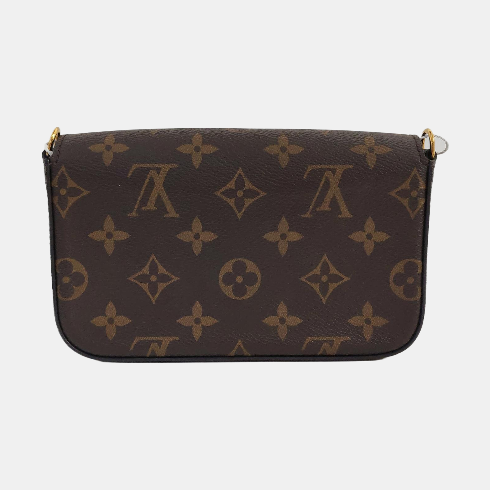 Authenticated pre-owned  Félicie Monogram Coated Canvas Brown - Crossbody Bag at Looply