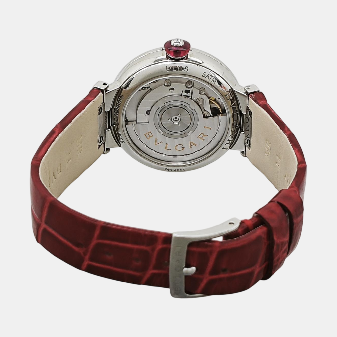 LVCEA 33mm Pink Automatic Watch