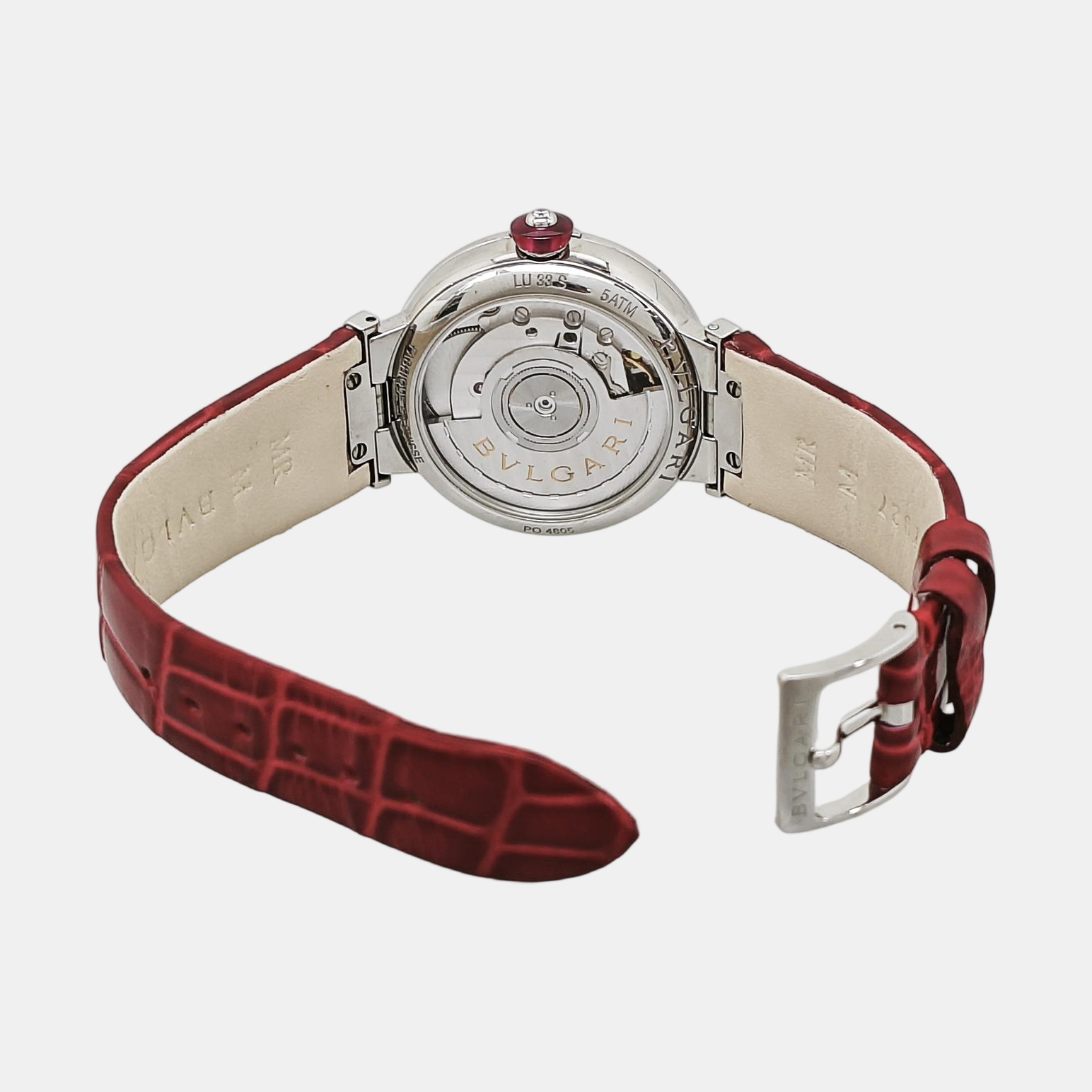 LVCEA 33mm Pink Automatic Watch