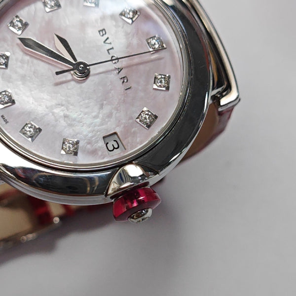 LVCEA 33mm Pink Automatic Watch