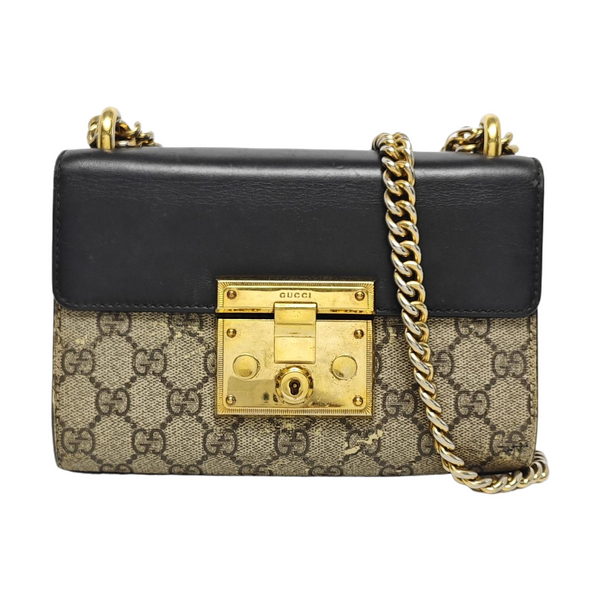 Authenticated pre-owned  Padlock Small Monogram Coated Canvas Multicolor - Shoulder Bag at Looply