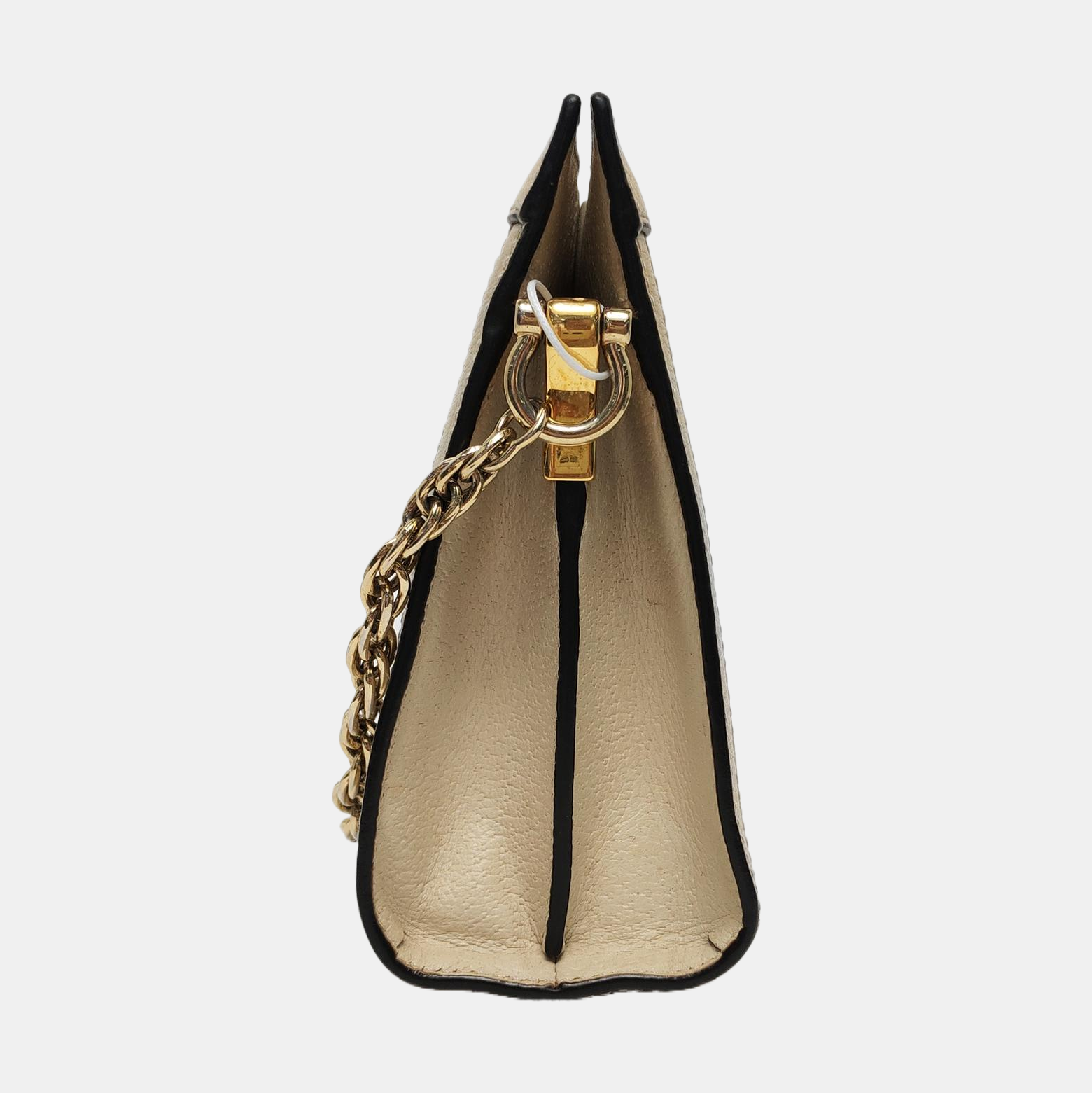 Authenticated pre-owned  Ophidia Small Calfskin White - Shoulder Bag at Looply