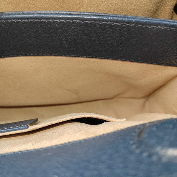 Authenticated pre-owned  Ophidia Small Calfskin Blue - Shoulder Bag at Looply