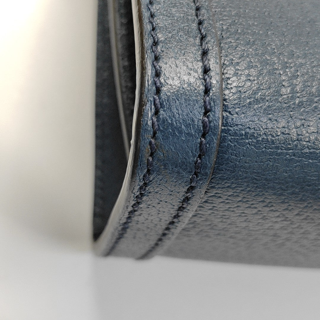 Authenticated pre-owned  Ophidia Small Calfskin Blue - Shoulder Bag at Looply