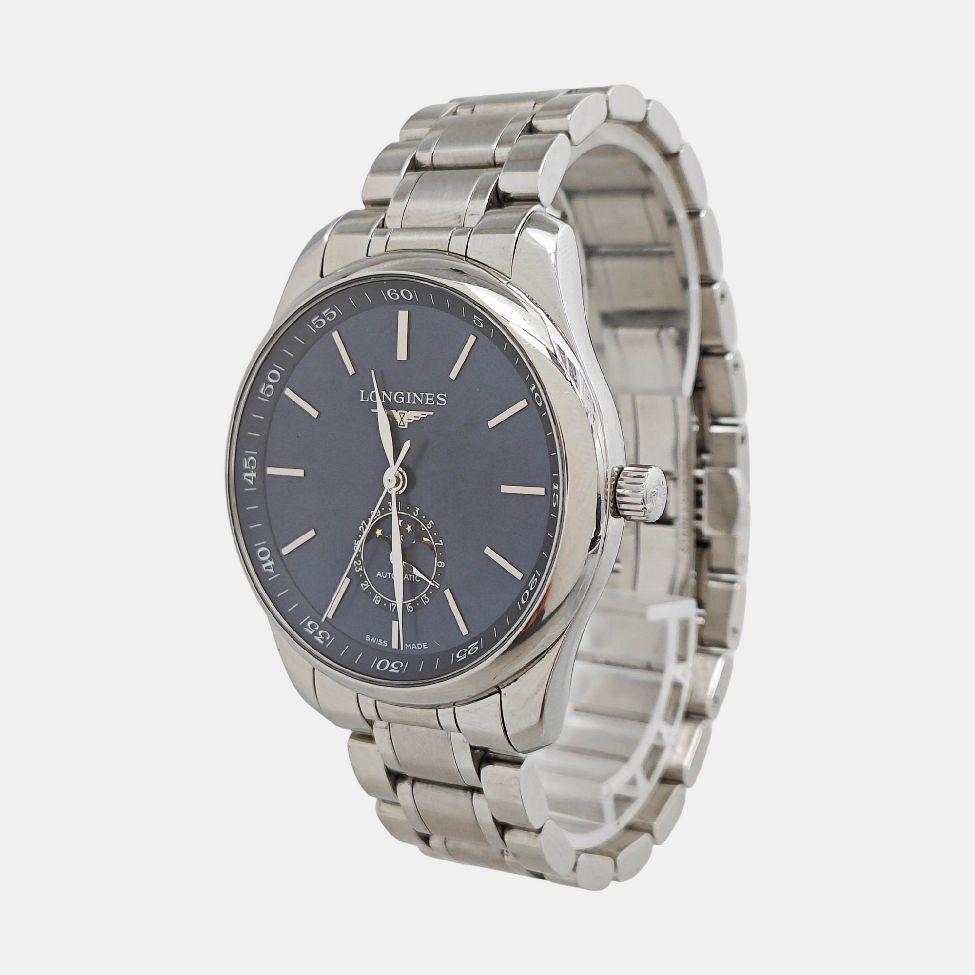Master Control 42mm Navy Blue Automatic Watch