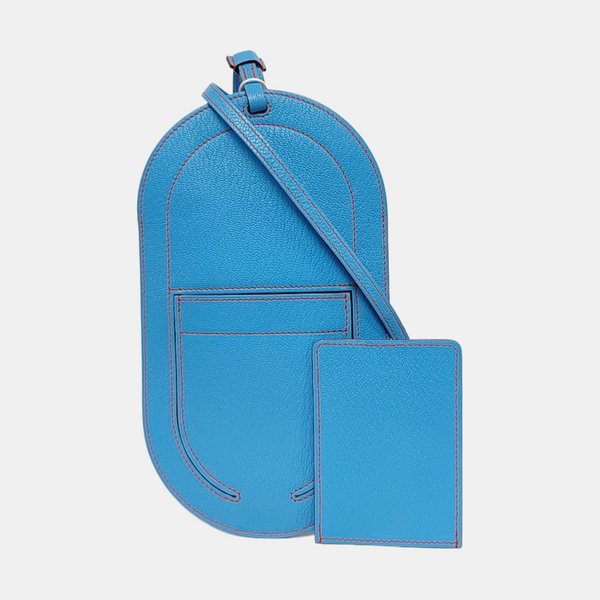 Authenticated pre-owned  In-The-Loop Small Chèvre Mysore Blue - Shoulder Bag at Looply