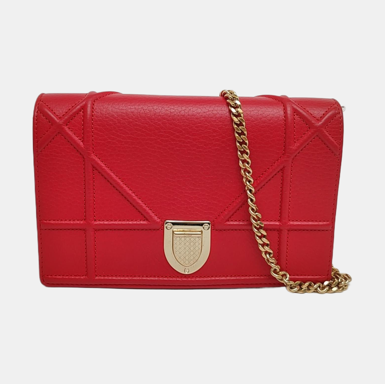 Diorama Calfskin Red