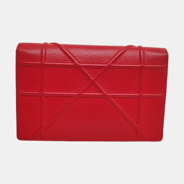 Diorama Calfskin Red
