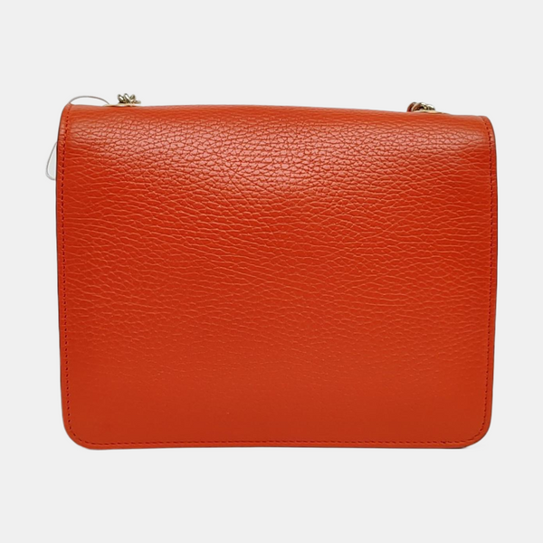 Authenticated pre-owned  Interlocking G Calfskin Orange - Crossbody Bag at Looply