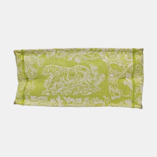 Authenticated pre-owned  Book Tote Medium Fabric Yellow - Top Handle Bag at Looply
