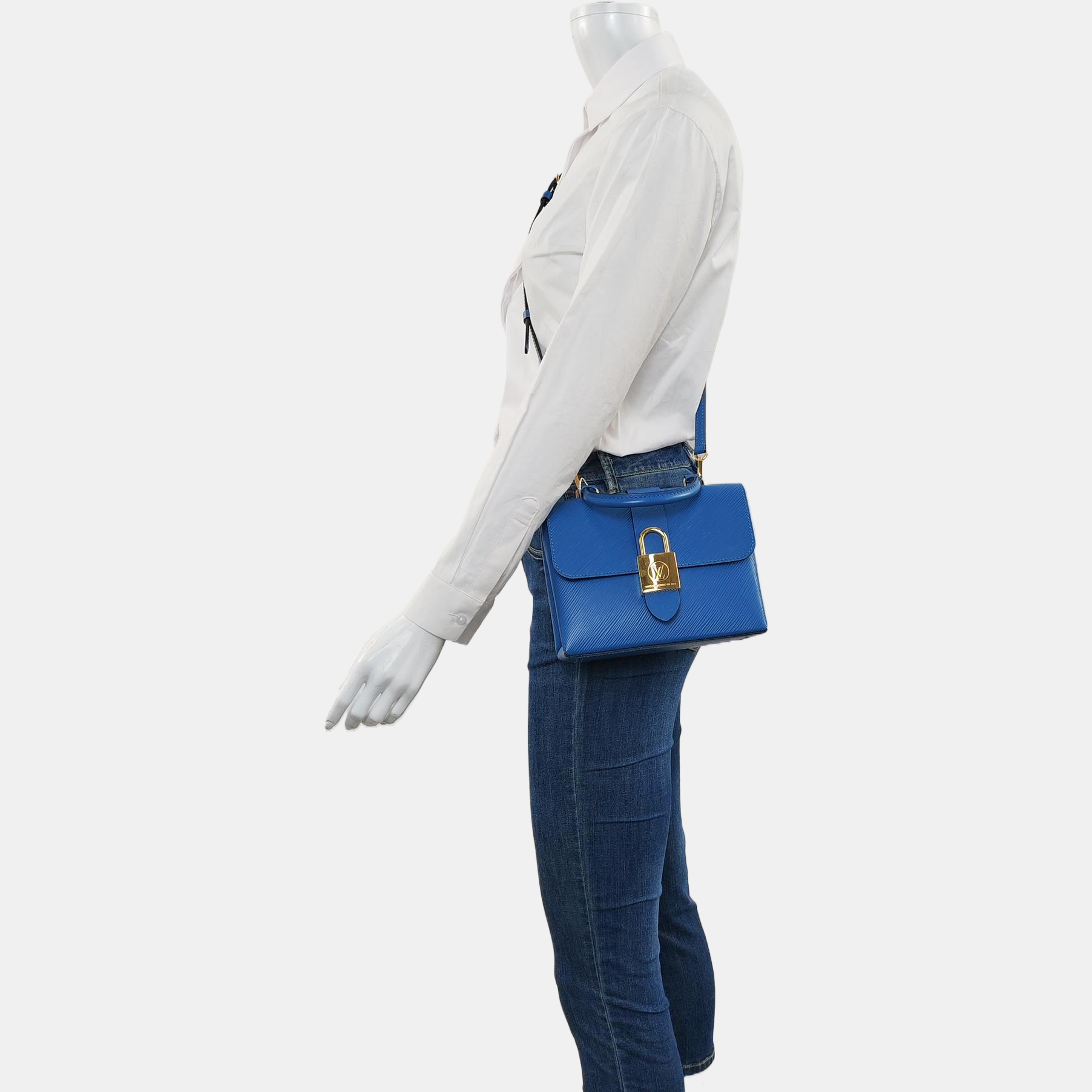 Authenticated pre-owned  Locky Epi Blue - Shoulder Bag at Looply