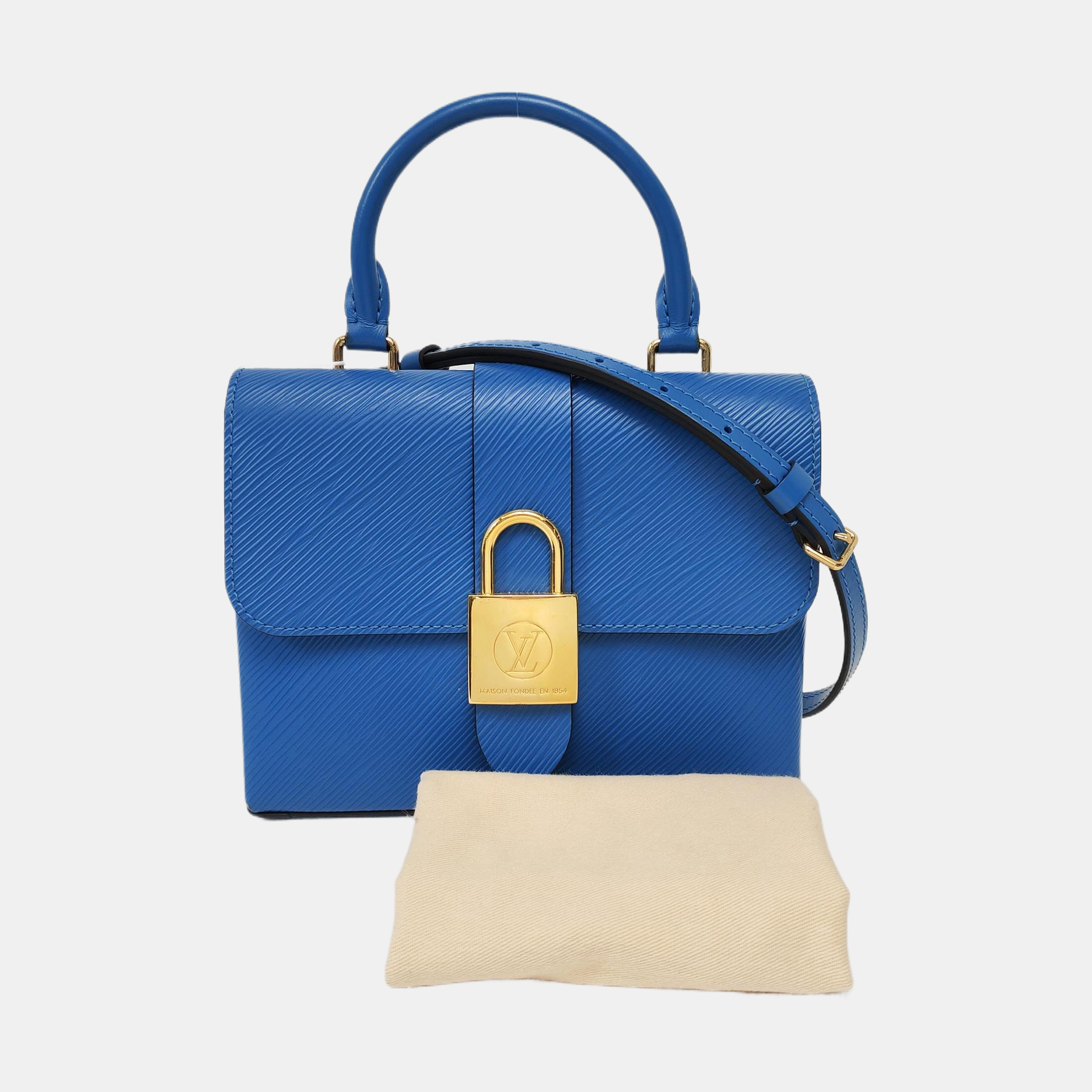 Authenticated pre-owned  Locky Epi Blue - Shoulder Bag at Looply
