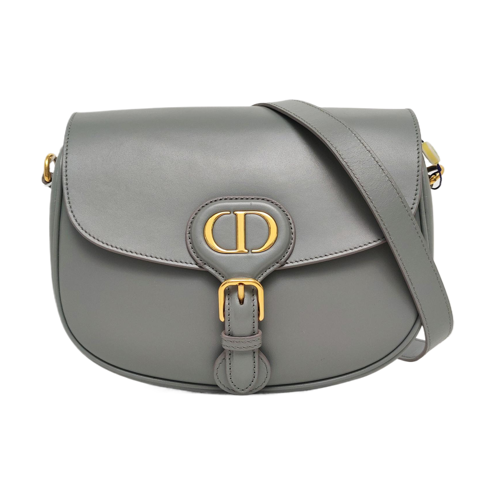 Authenticated pre-owned  Bobby Medium Calfskin Gray - Crossbody Bag at Looply