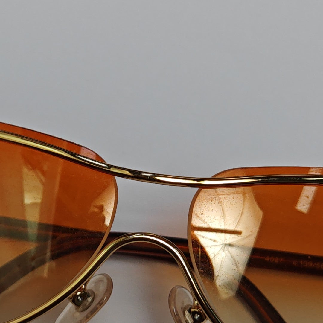 Metal Sunglasses Orange