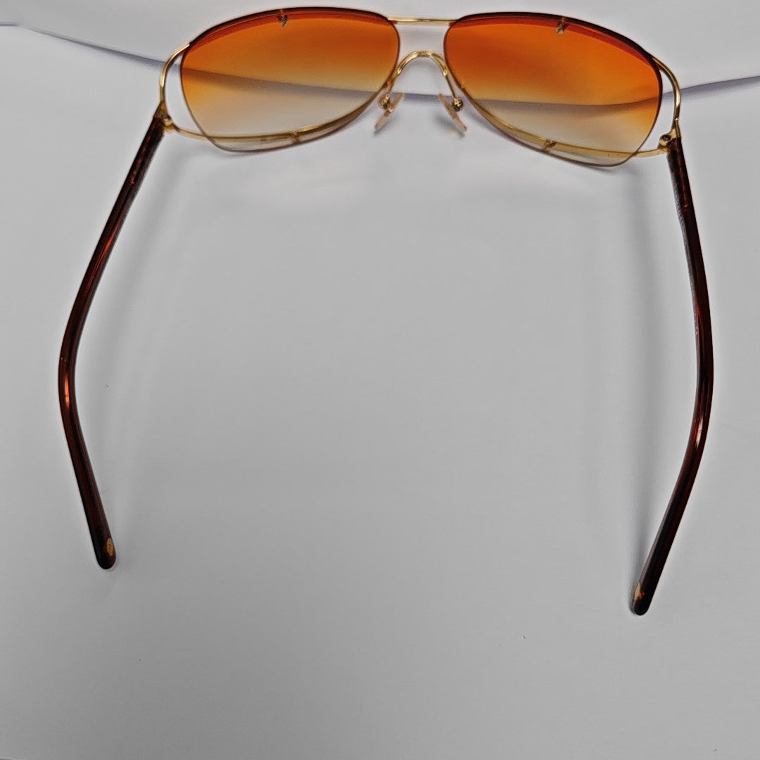 Metal Sunglasses Orange