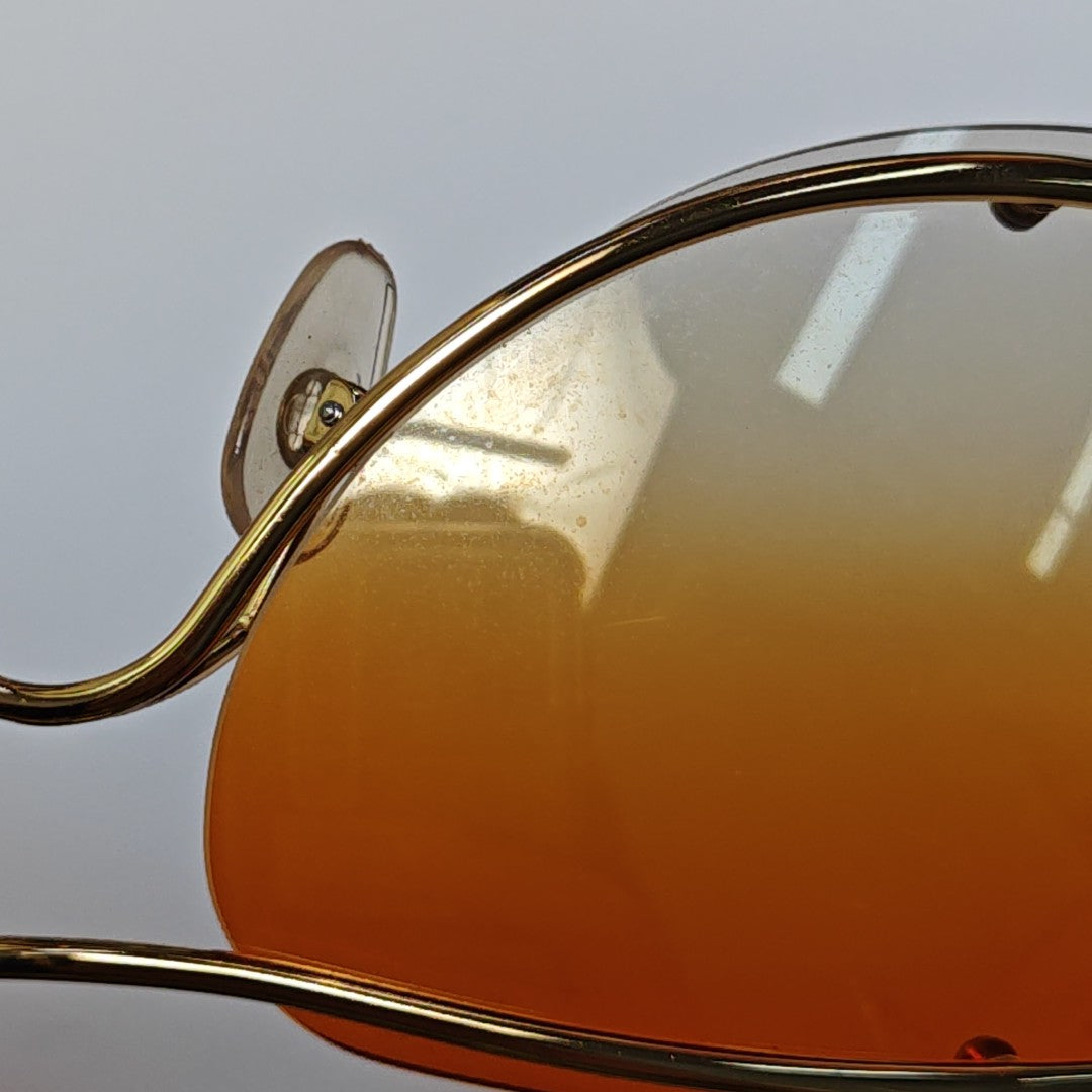 Metal Sunglasses Orange