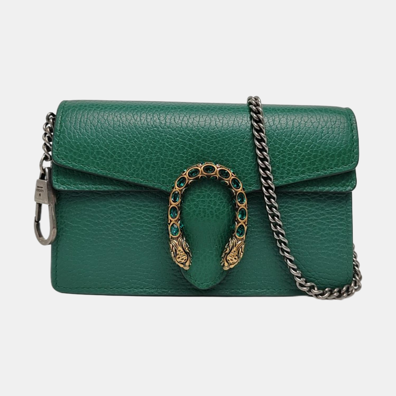 Authenticated pre-owned  Dionysus Super Mini Calfskin Green - Shoulder Bag at Looply