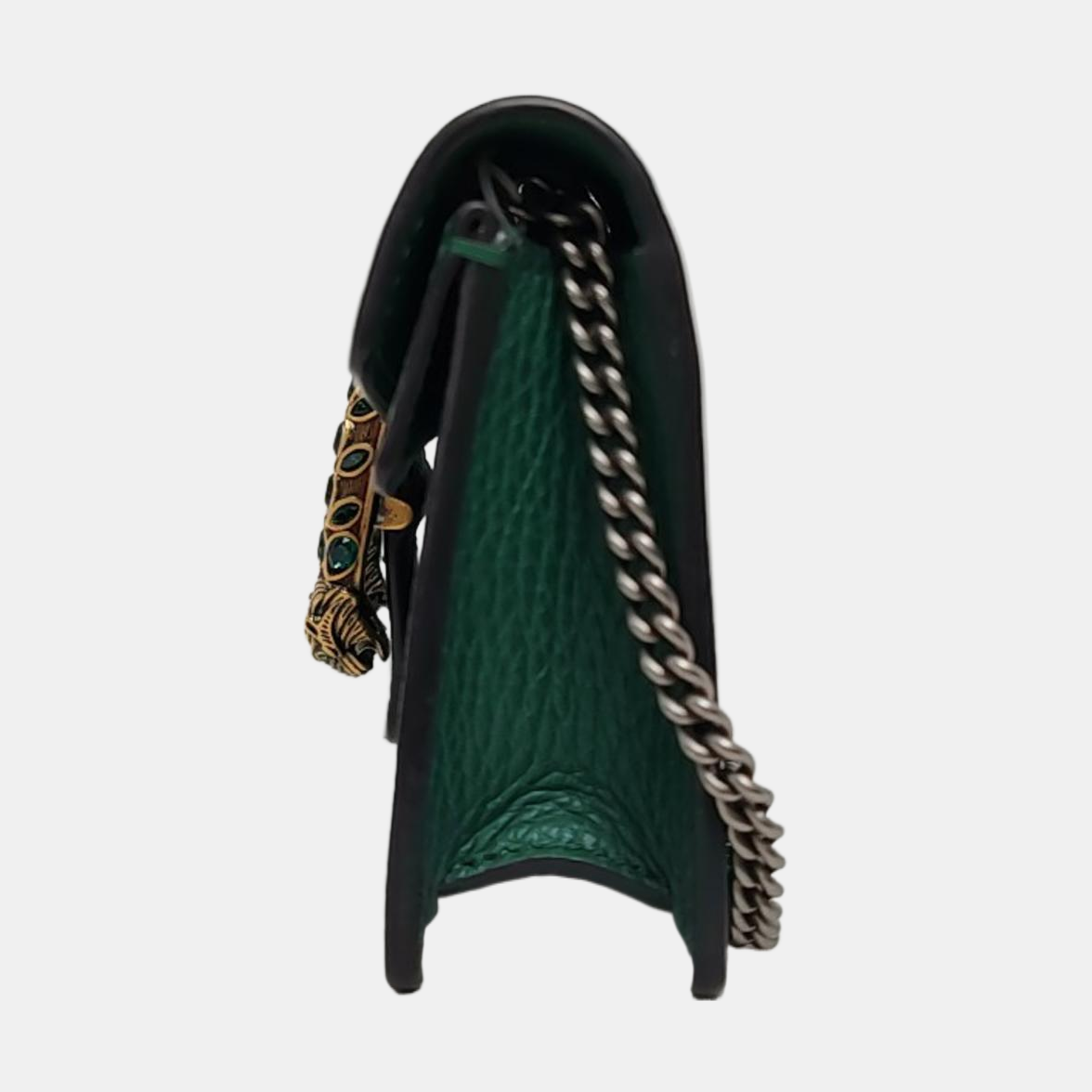 Authenticated pre-owned  Dionysus Super Mini Calfskin Green - Shoulder Bag at Looply