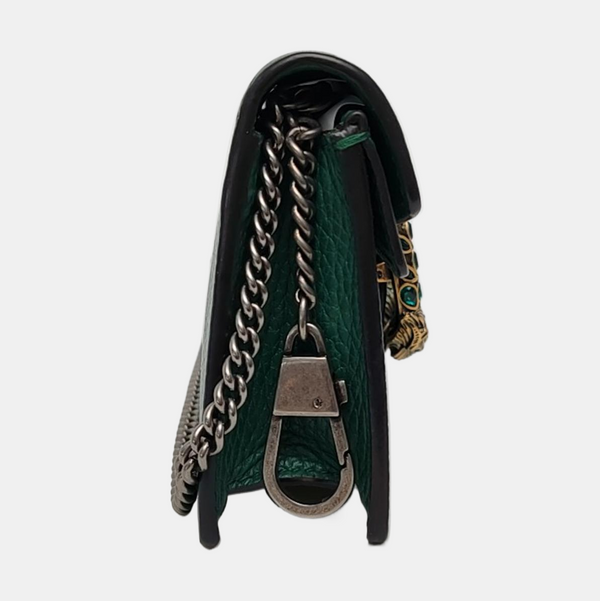 Authenticated pre-owned  Dionysus Super Mini Calfskin Green - Shoulder Bag at Looply