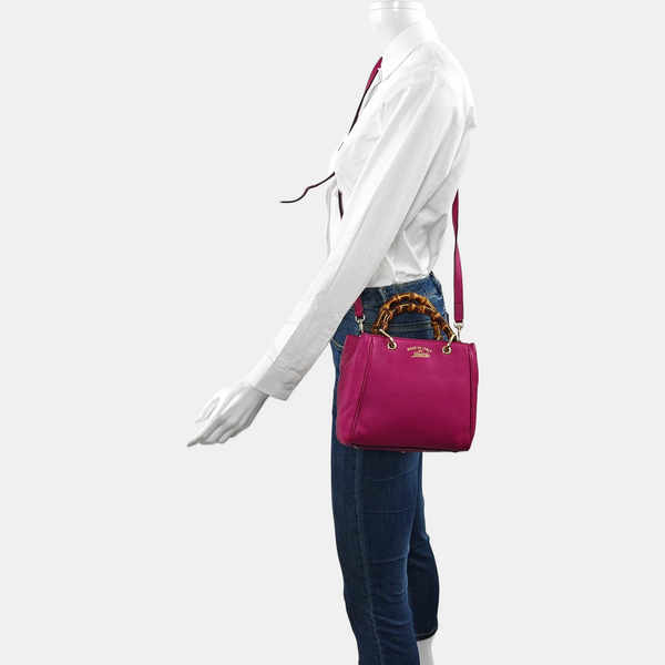 Authenticated pre-owned  Bamboo 1947 Calfskin Pink - Shoulder Bag at Looply