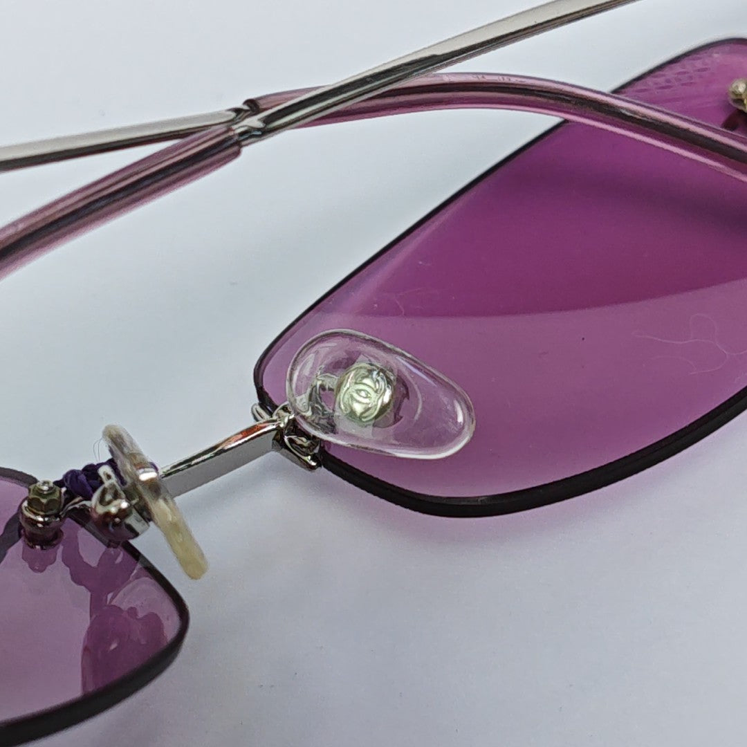 Metal Sunglasses Purple