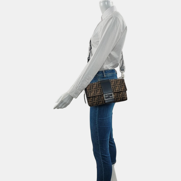 Authenticated pre-owned  Baguette Fabric Brown - Shoulder Bag at Looply