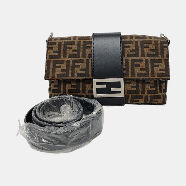 Authenticated pre-owned  Baguette Fabric Brown - Shoulder Bag at Looply