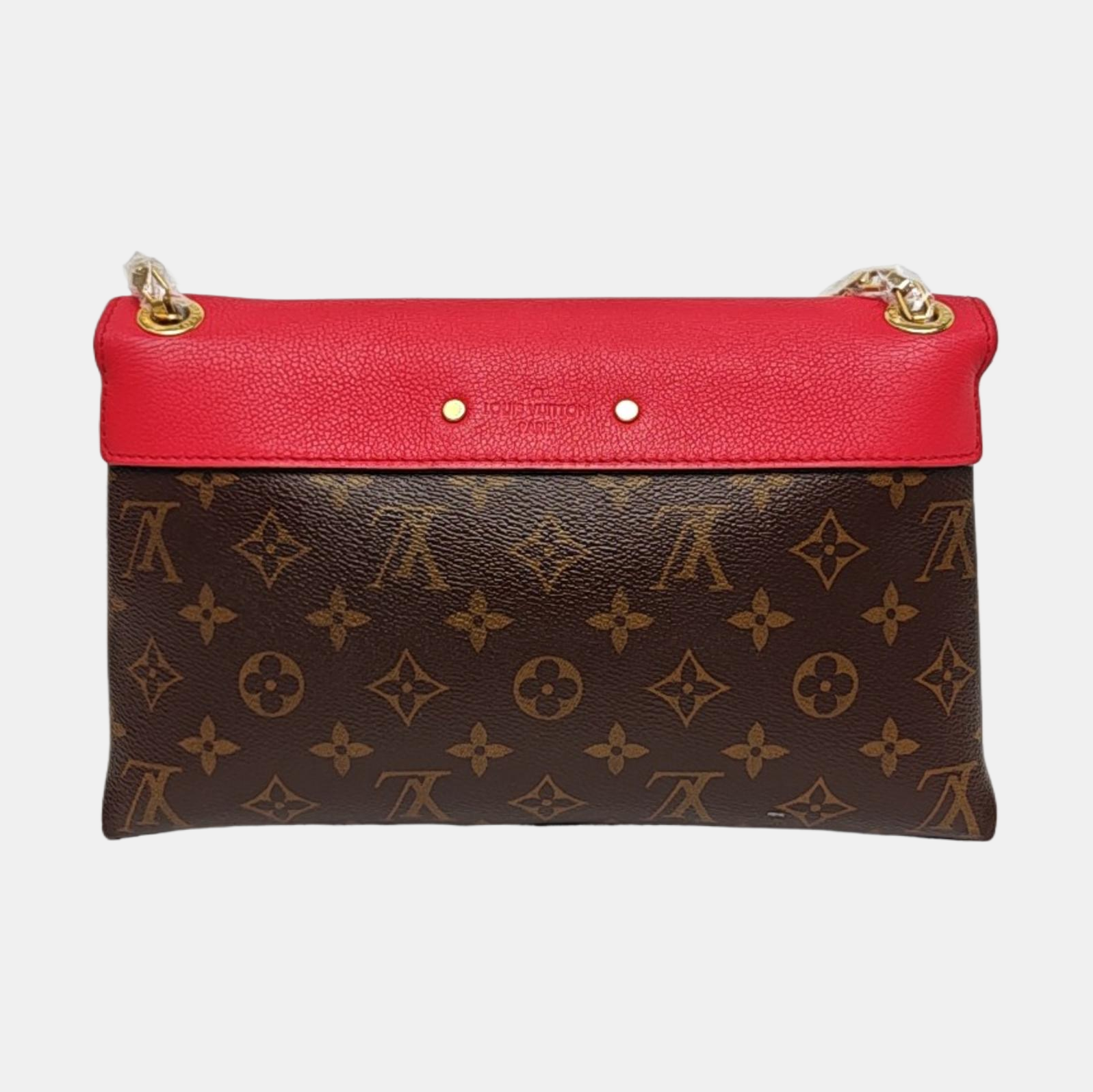 Authenticated pre-owned  Pallas Monogram Coated Canvas Brown - Shoulder Bag at Looply