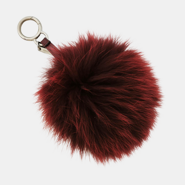 Fur Bag Charm White