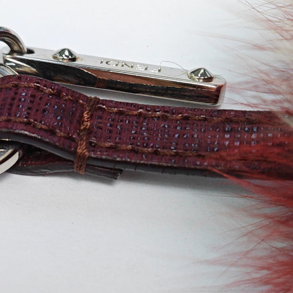 Fur Bag Charm White