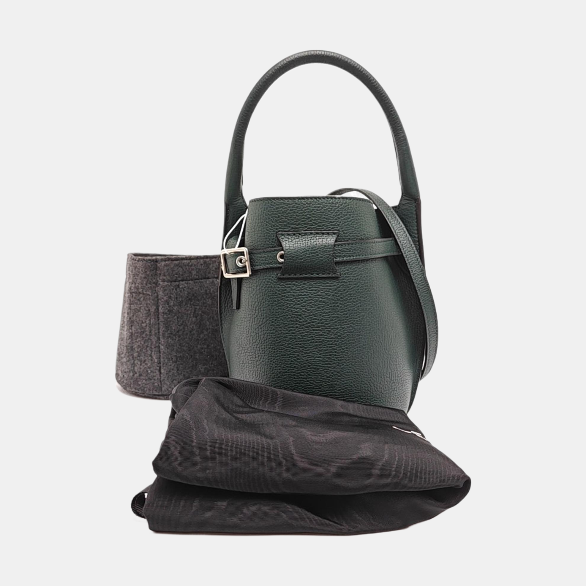 Authenticated pre-owned  Big Bag Nano Calfskin Green - Shoulder Bag at Looply