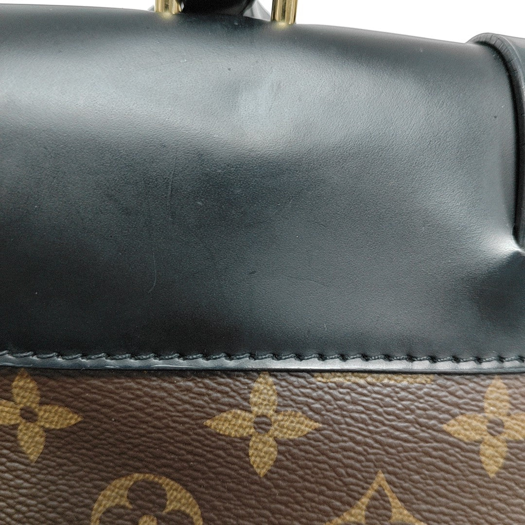 ONE HANDLE Monogram Coated Canvas Brown