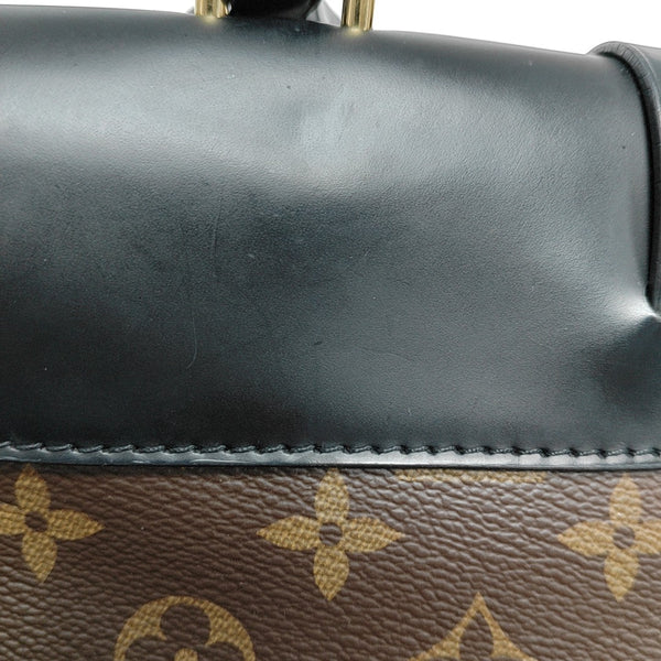 ONE HANDLE Monogram Coated Canvas Brown