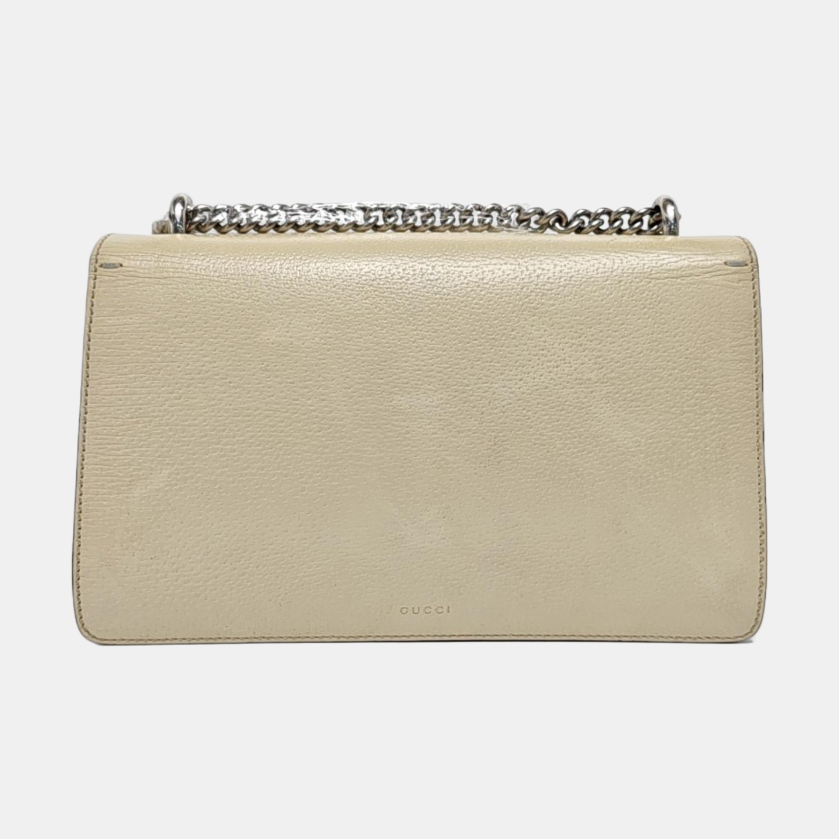 Authenticated pre-owned  Dionysus Super Mini Calfskin White - Shoulder Bag at Looply