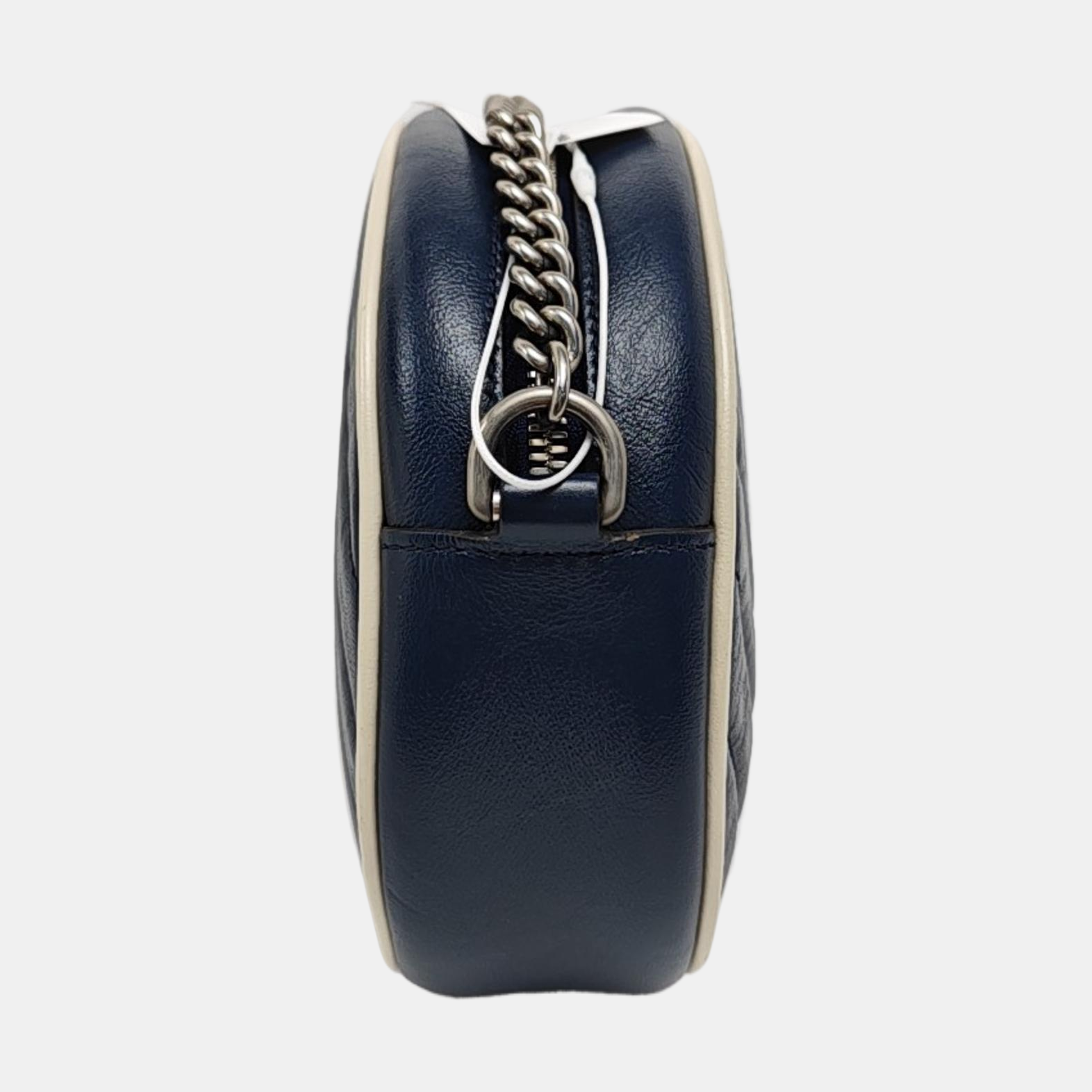 Authenticated pre-owned  GG Marmont Mini Calfskin Blue - Shoulder Bag at Looply