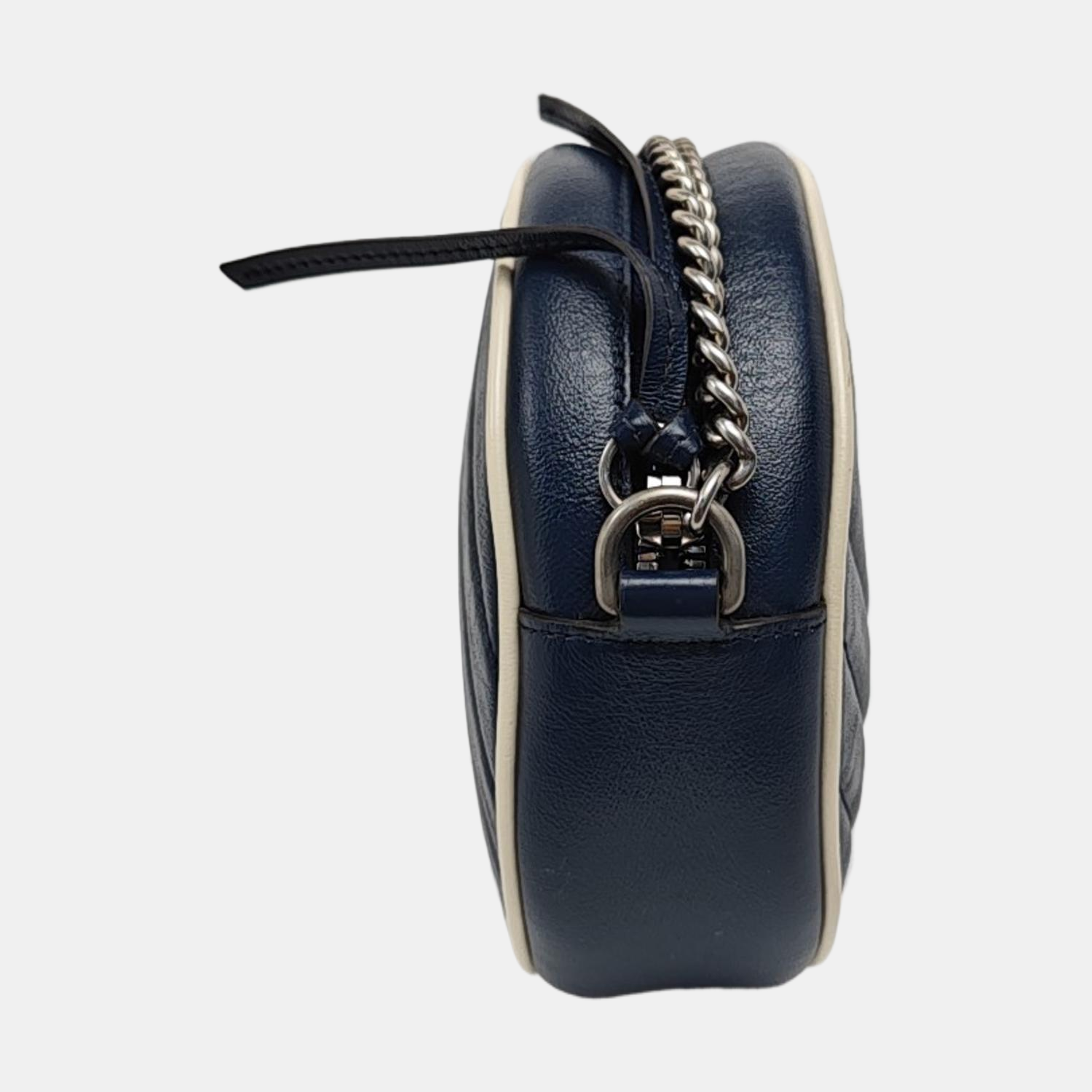 Authenticated pre-owned  GG Marmont Mini Calfskin Blue - Shoulder Bag at Looply