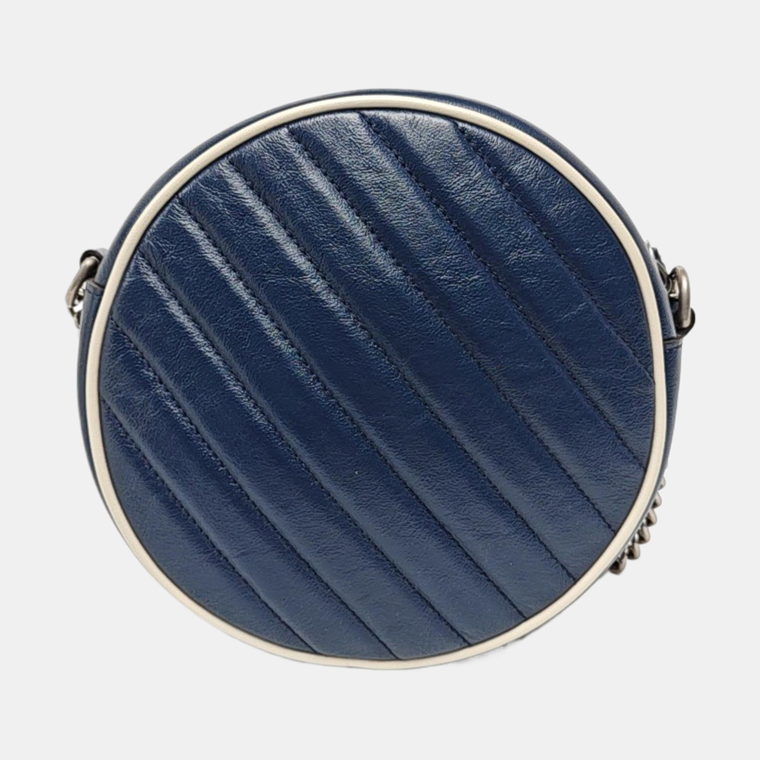 Authenticated pre-owned  GG Marmont Mini Calfskin Blue - Shoulder Bag at Looply